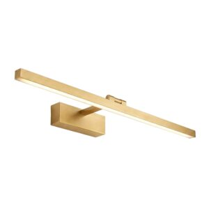 Toolight Koupelnové nástěnné LED osvětlení APP1865-1W 80 cm kartáčovaná zlatá