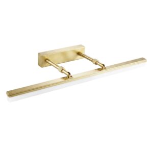 Toolight Koupelnové nástěnné LED osvětlení APP1876-1W 60cm kartáčovaná zlatá