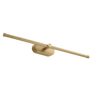 Toolight Koupelnové nástěnné LED osvětlení APP1893-1W 60 cm kartáčovaná zlatá