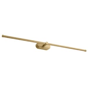Toolight Koupelnové nástěnné LED osvětlení APP1894-1W 80 cm kartáčovaná zlatá