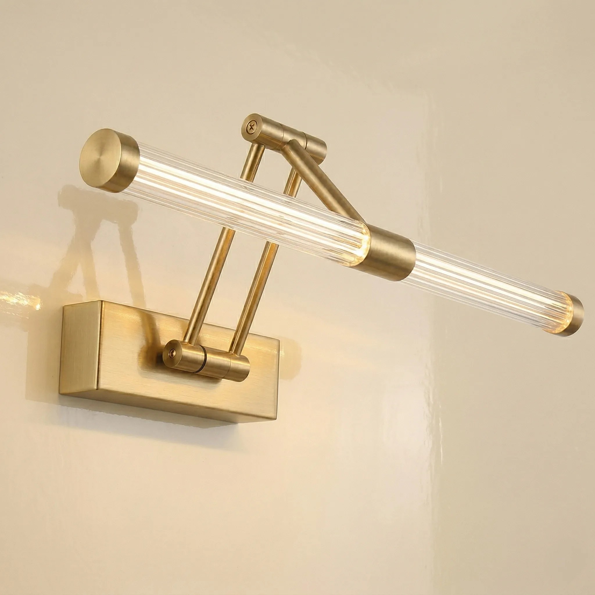 Toolight Koupelnové nástěnné LED osvětlení APP1899-1W 40cm kartáčovaná zlatá - Obrázek 2