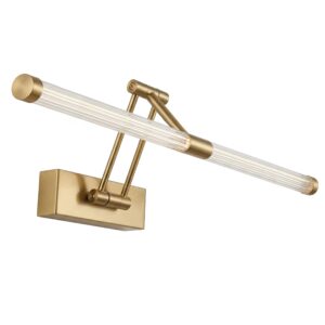 Toolight Koupelnové nástěnné LED osvětlení APP1900-1W 60cm kartáčovaná zlatá
