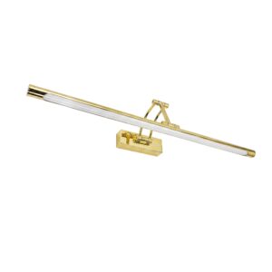 Toolight Koupelnové nástěnné LED osvětlení SWE020-1W 60cm zlatá