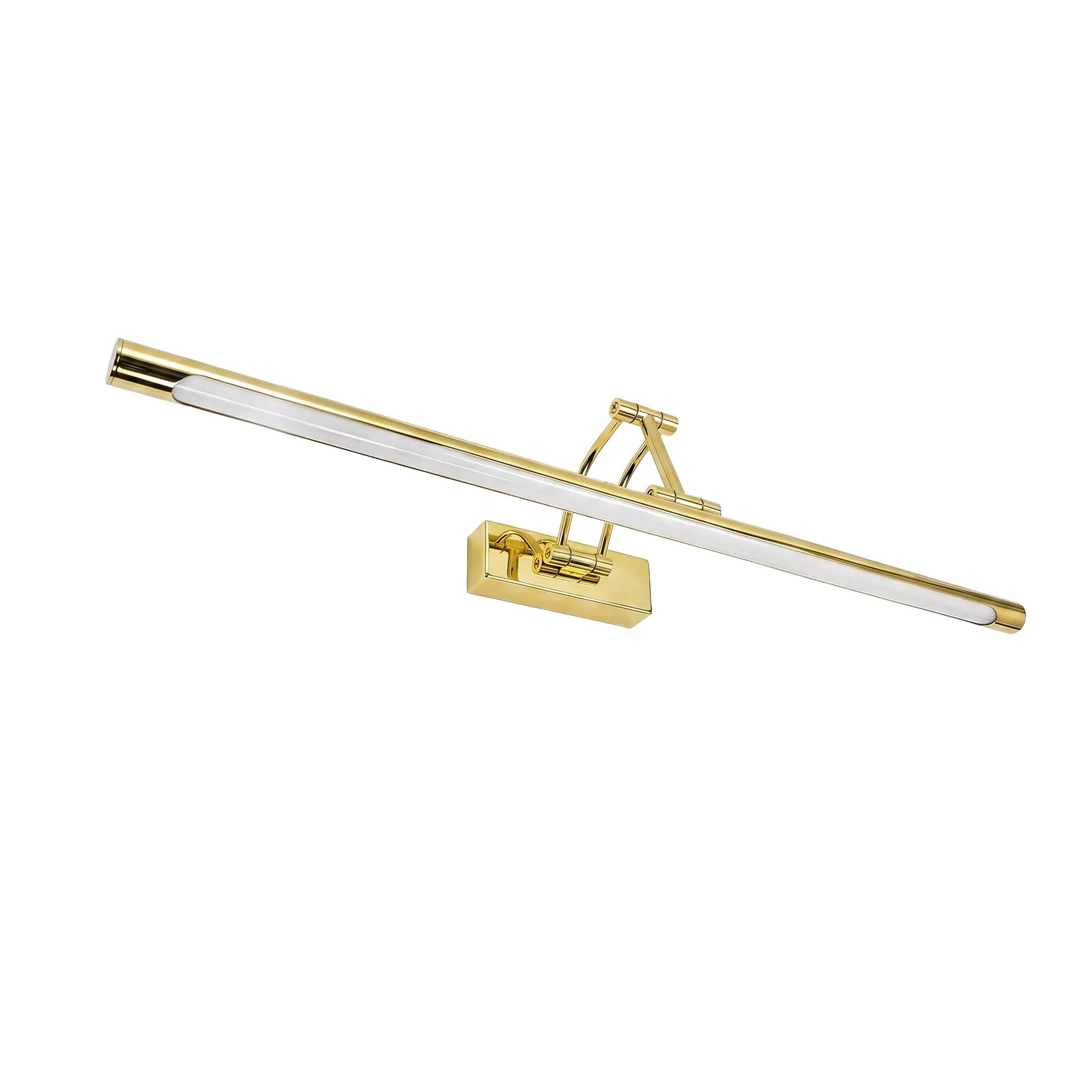 Toolight Koupelnové nástěnné LED osvětlení SWE020-1W 60cm zlatá