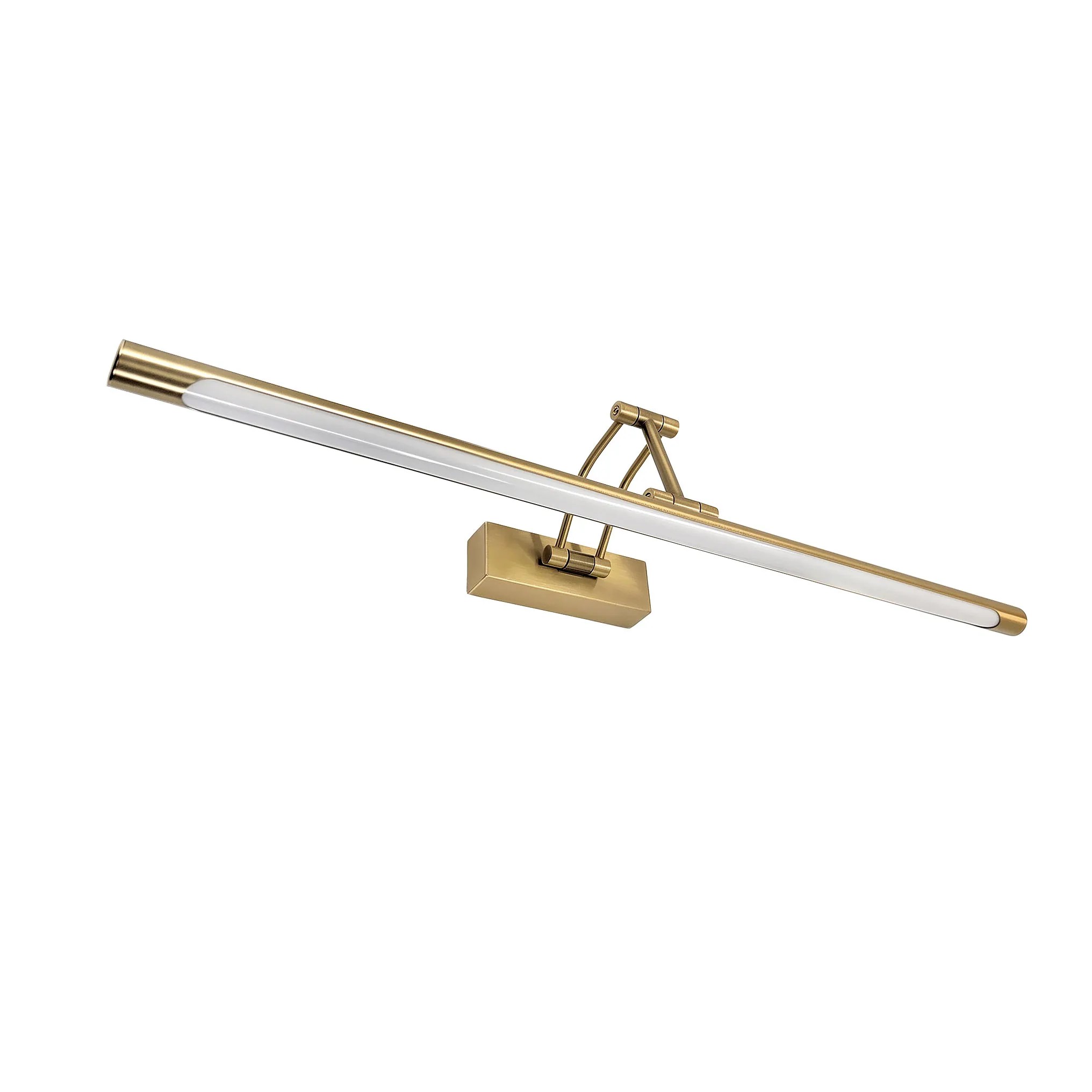 Toolight Koupelnové nástěnné LED osvětlení SWE023-1W 60cm kartáčovaná zlatá