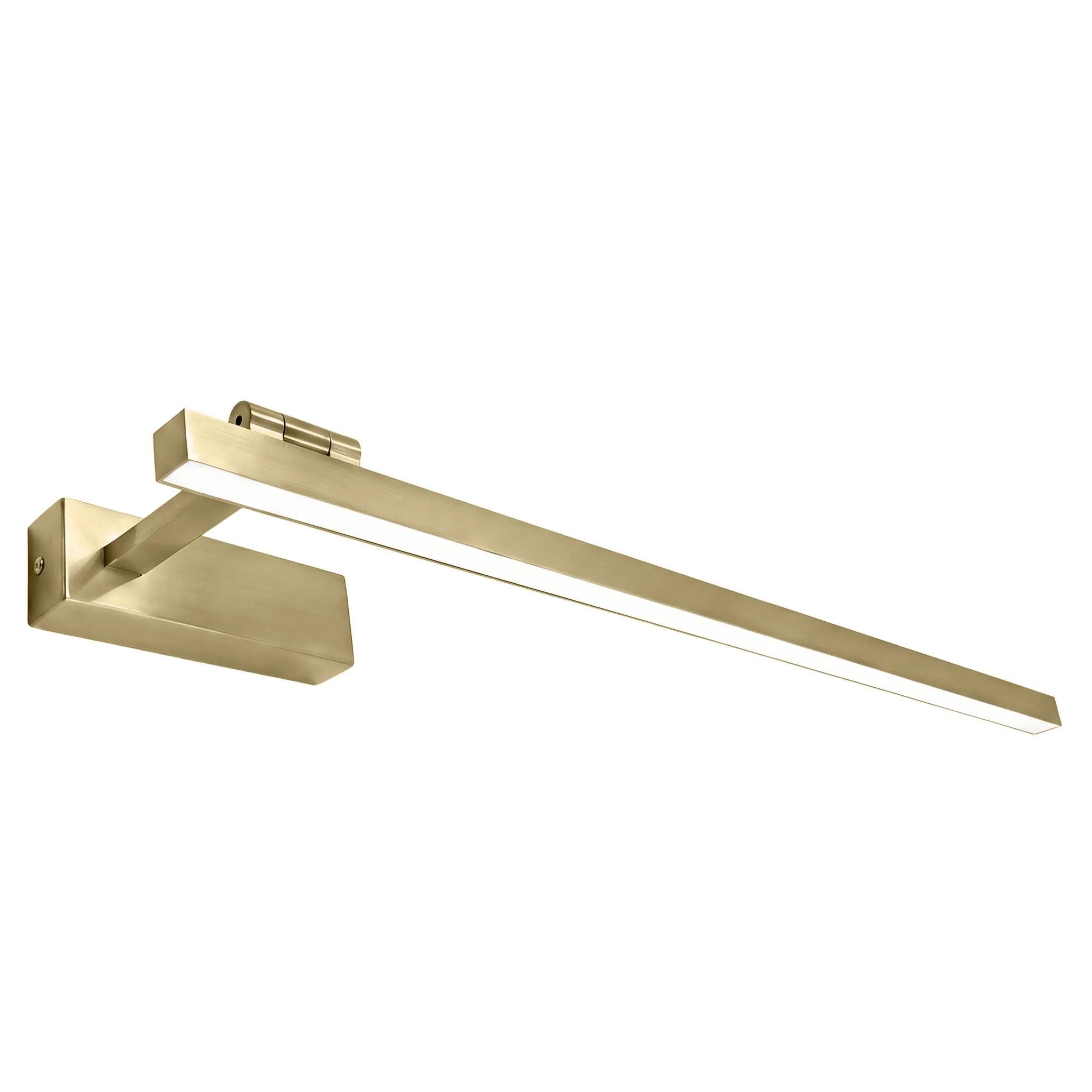 Toolight Koupelnové nástěnné LED osvětlení SWE032-1W 60cm kartáčovaná zlatá