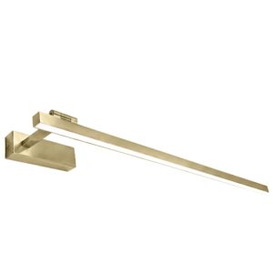 Toolight Koupelnové nástěnné LED osvětlení SWE033-1W 80cm kartáčovaná zlatá
