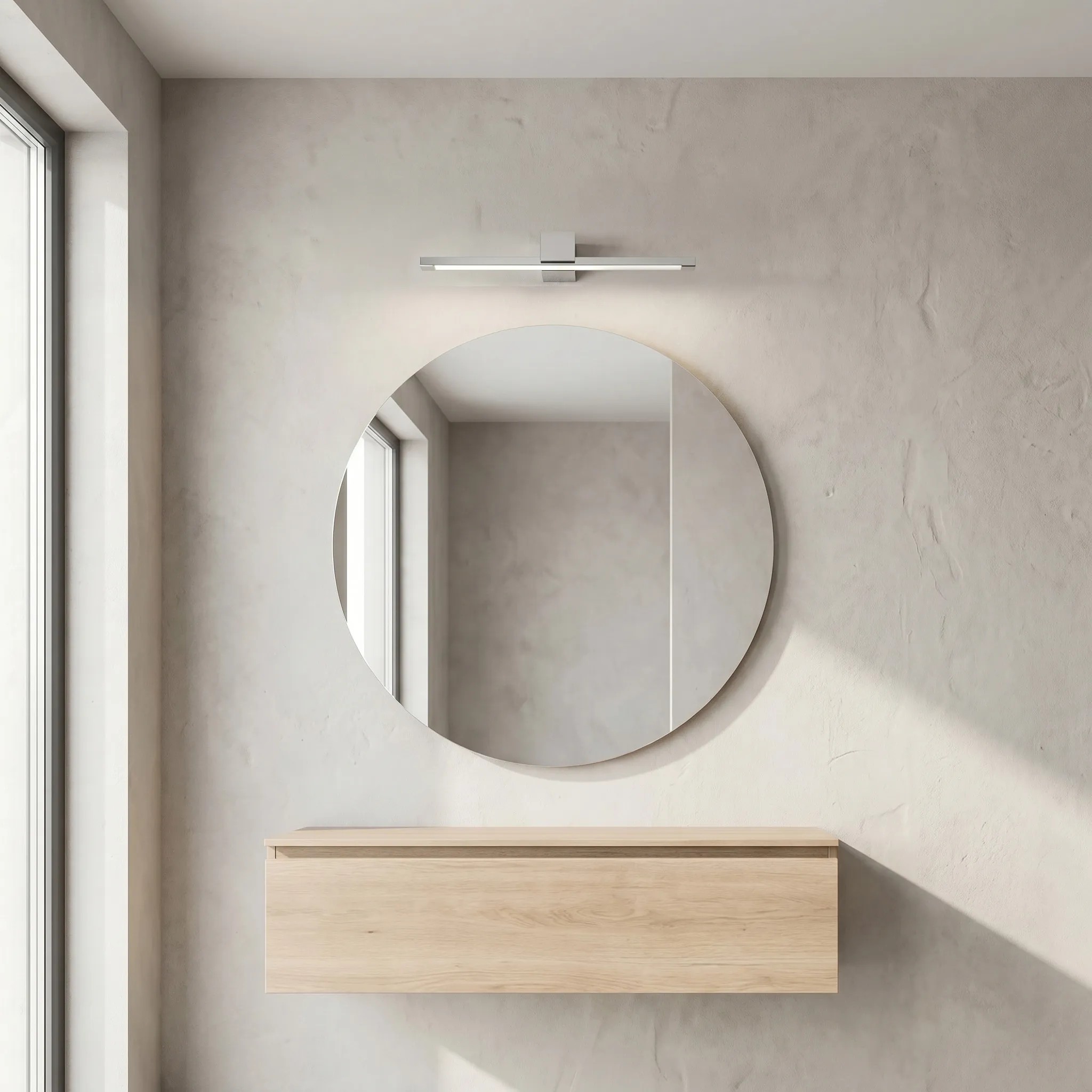Toolight Koupelnové nástěnné LED osvětlení SWE040-1W 40cm chrom - Obrázek 2