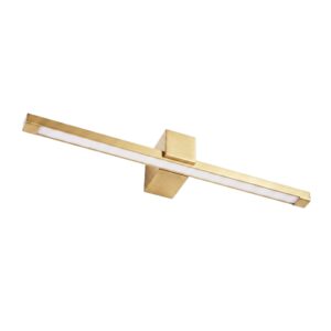Toolight Koupelnové nástěnné LED osvětlení SWE047-1W 60cm zlatá kartáčovaná