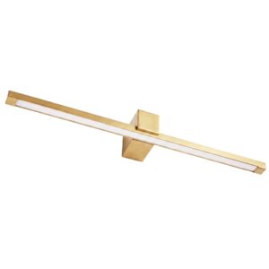 Toolight Koupelnové nástěnné LED osvětlení SWE048-1W 80cm zlatá kartáčovaná