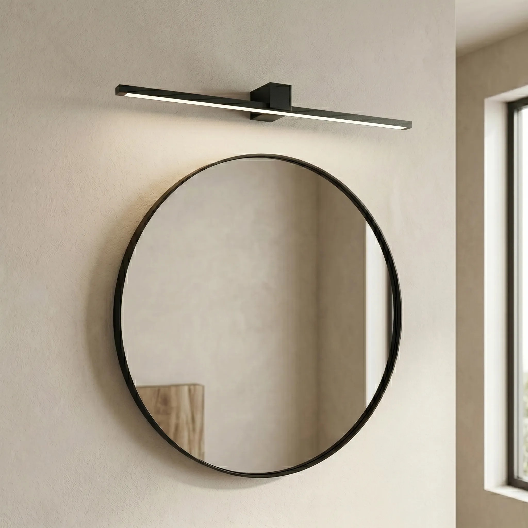 Toolight Koupelnové nástěnné LED osvětlení SWE051-1W 80 cm černá - Obrázek 2