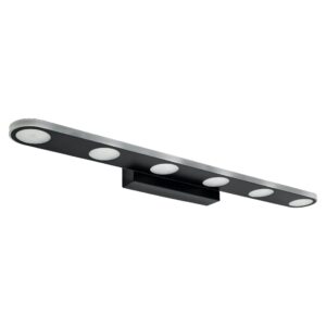 Toolight Koupelnové nástěnné LED osvětlení SWE055-W černá