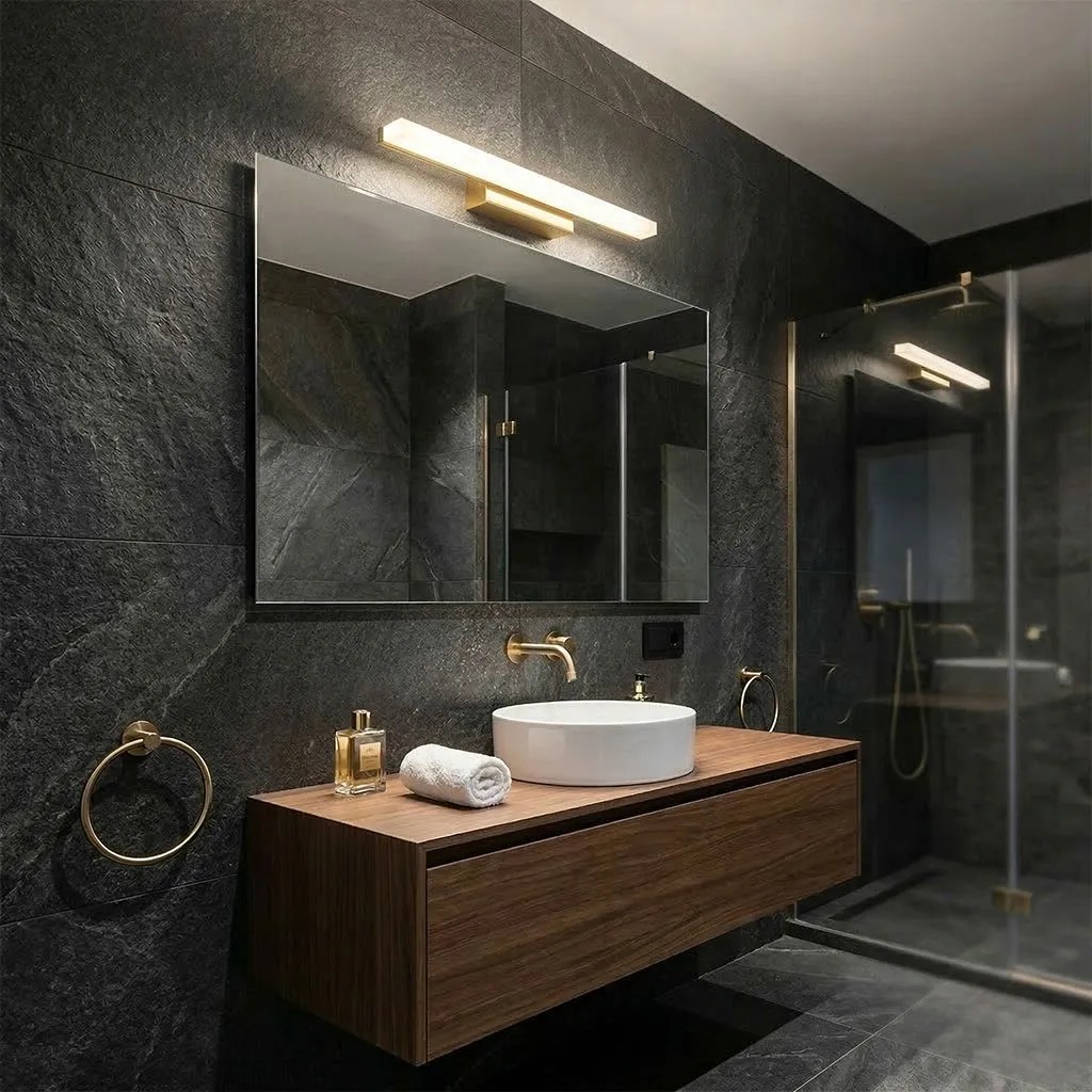 Toolight Nástěnné LED osvětlení 60CM APP1849-1W zlatá - Obrázek 2