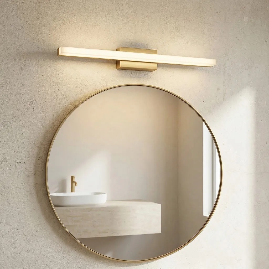 Toolight Nástěnné LED osvětlení 60CM APP1852-1W kartáčovaná zlatá - Obrázek 2