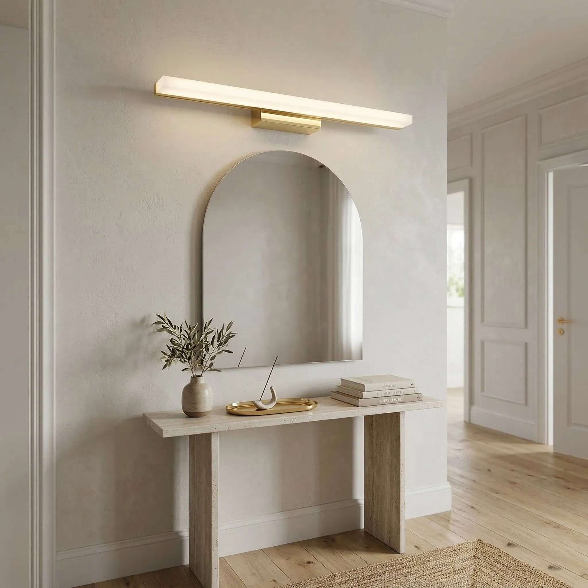 Toolight Nástěnné LED osvětlení 80CM APP1850-1W zlatá - Obrázek 2