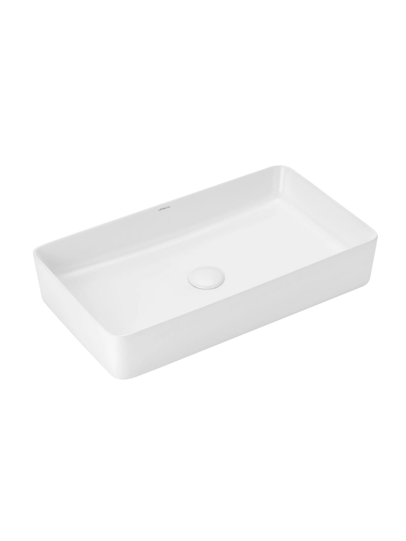 UPTrend Obdélníkové keramické umyvadlo na desku ATHENA MATT WHITE TR41206‑U20
