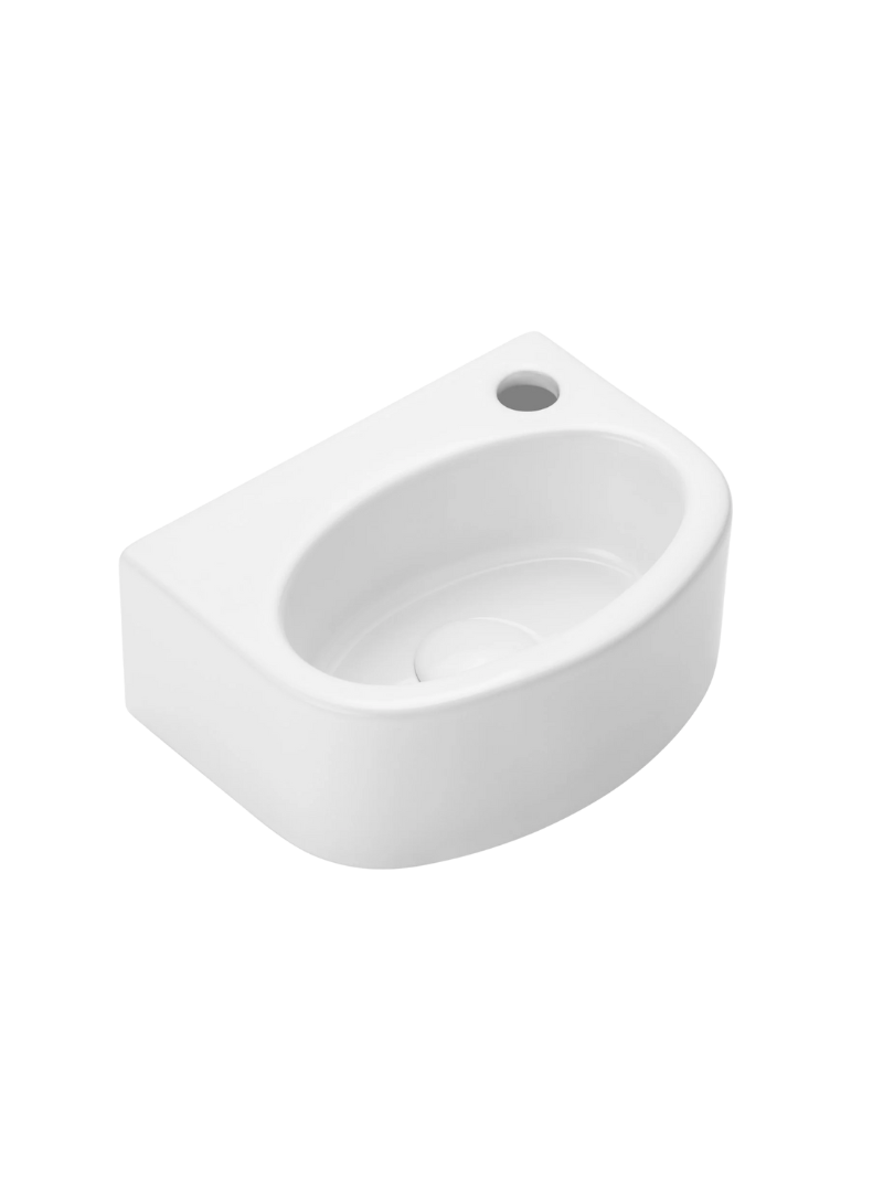 UPTrend Oválné keramické umyvadlo na desku/závěsné BAMBINO TR41037