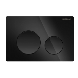 UPTrend Ovládací tlačítko pro WC podomítkové moduly YOSEMITE SHINY BLACK UP003‑B18