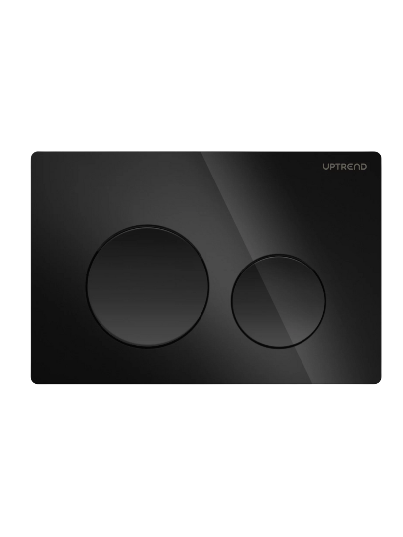 UPTrend Ovládací tlačítko pro WC podomítkové moduly YOSEMITE SHINY BLACK UP003‑B18