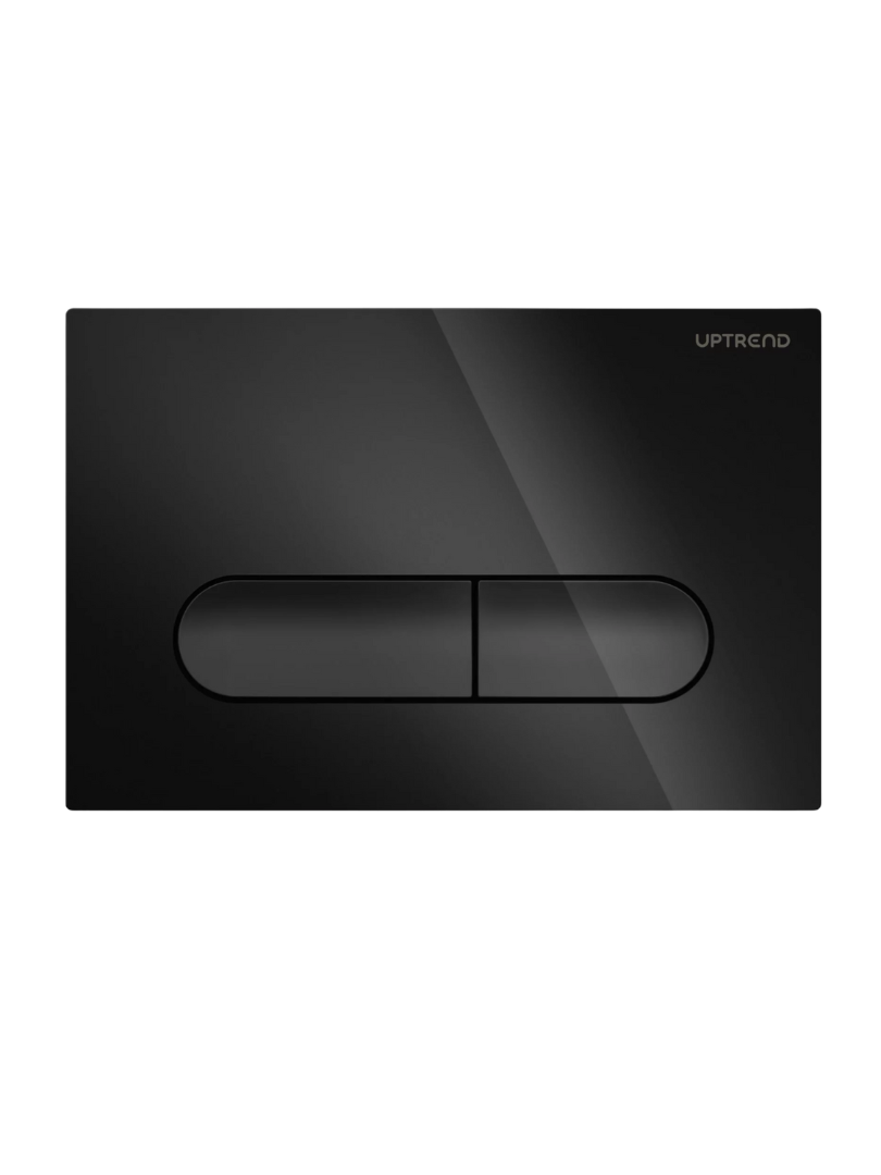 UPTrend Ovládací tlačítko pro WC podomítkové moduly YOSEMITE SHINY BLACK UP004‑B18