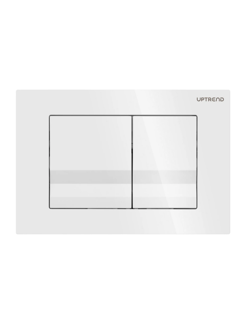 UPTrend Ovládací tlačítko pro WC podomítkové moduly YOSEMITE SHINY WHITE UP001