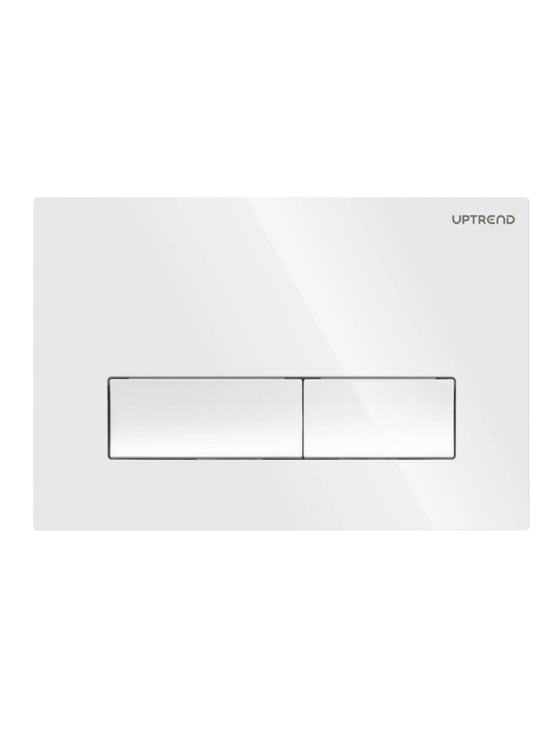 UPTrend Ovládací tlačítko pro WC podomítkové moduly YOSEMITE SHINY WHITE UP002