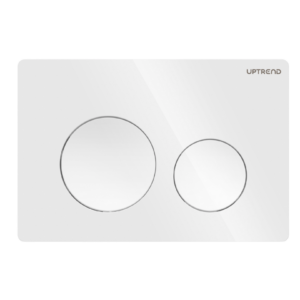 UPTrend Ovládací tlačítko pro WC podomítkové moduly YOSEMITE SHINY WHITE UP003