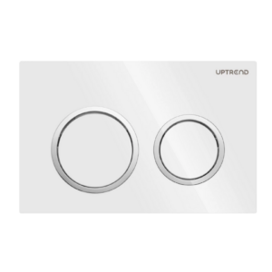 UPTrend Ovládací tlačítko pro WC podomítkové moduly YOSEMITE SHINY WHITE UP006