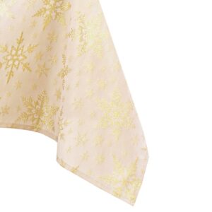 Ubrus AmeliaHome White Christmas zlatý