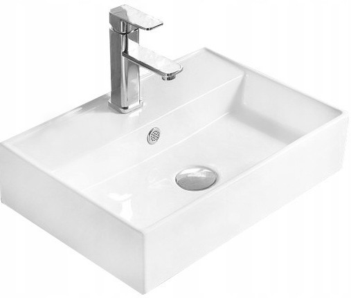 Umyvadlo na desku MEXEN BLANCA 50x35 cm