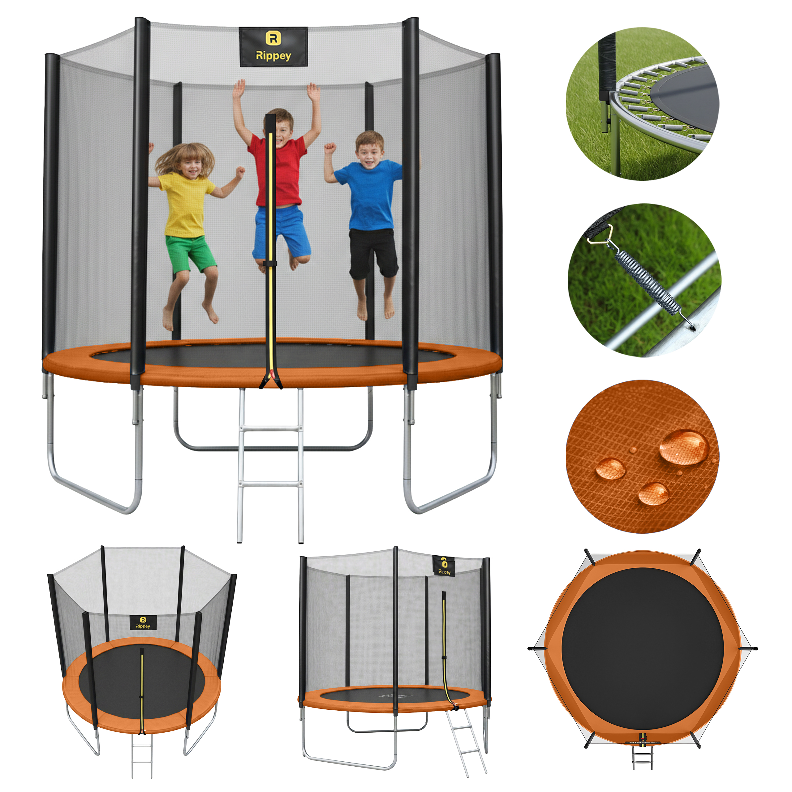 Velaco Zahradní trampolína s ochrannou sítí 10FT SKY 305 OR - Obrázek 2