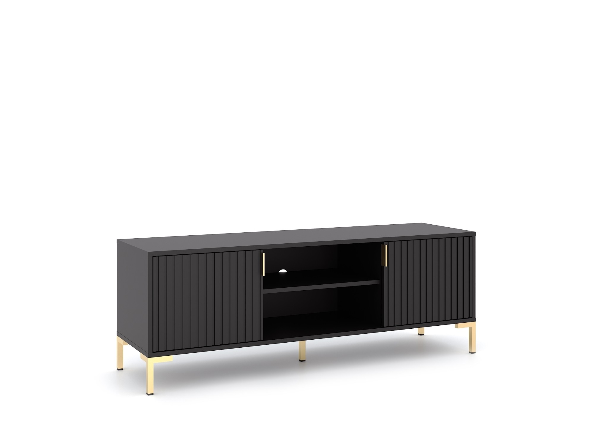 Vivaldi TV stolek Flinn 140 cm černý