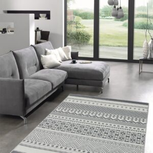 ASIR Předsíňový koberec (100 x 200 cm) W1081 šedý - Doprodej