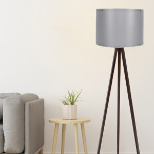 ASIR Stojací lampa 103 šedá ořech