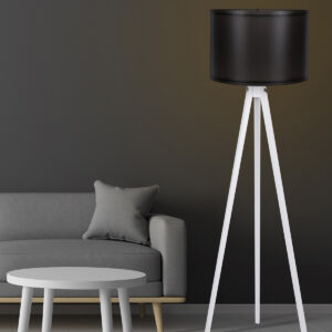 ASIR Stojací lampa 105 černá bílá