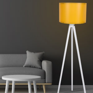 ASIR Stojací lampa 107 žlutá bílá