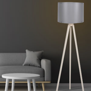 ASIR Stojací lampa 118 krémová šedá