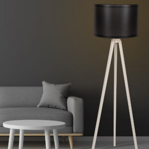 ASIR Stojací lampa 119 černá krémová