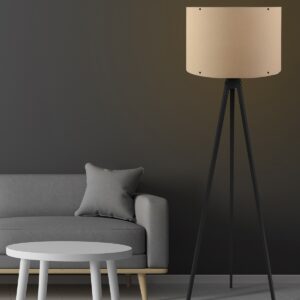 ASIR Stojací lampa 122 béžová černá