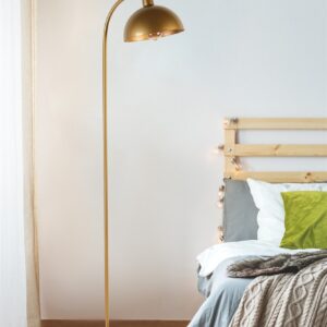 ASIR Stojací lampa AZRA kovová zlatá