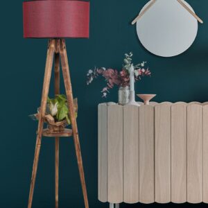 ASIR Stojací lampa BORDO hnědá červená
