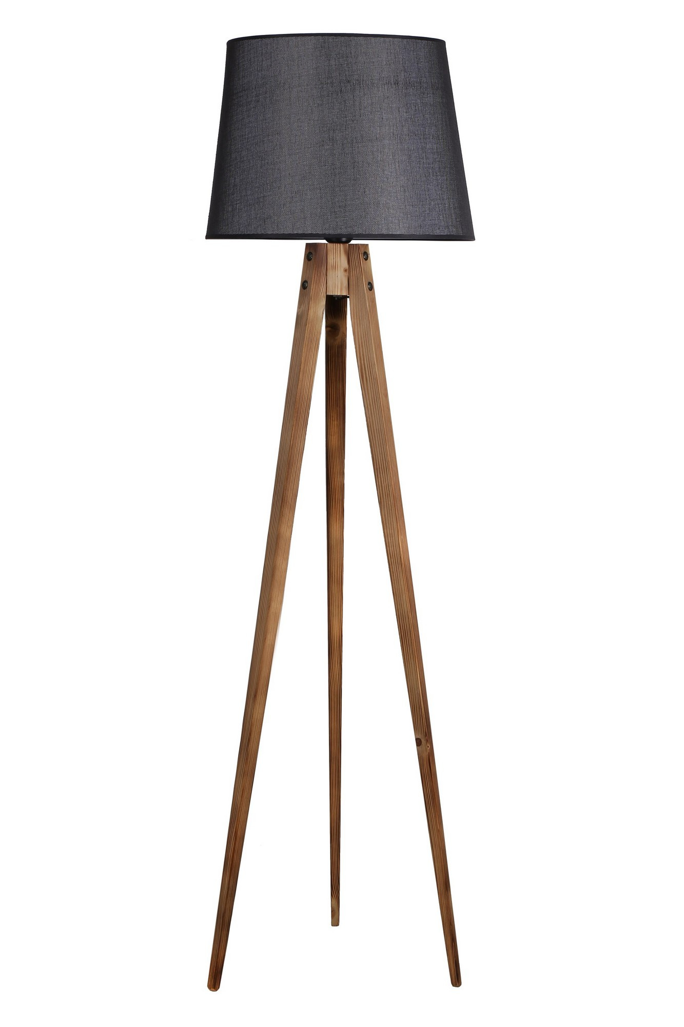 ASIR Stojací lampa LAMBADER hnědá černá - Obrázek 2