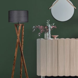 ASIR Stojací lampa MACKA hnědá černá