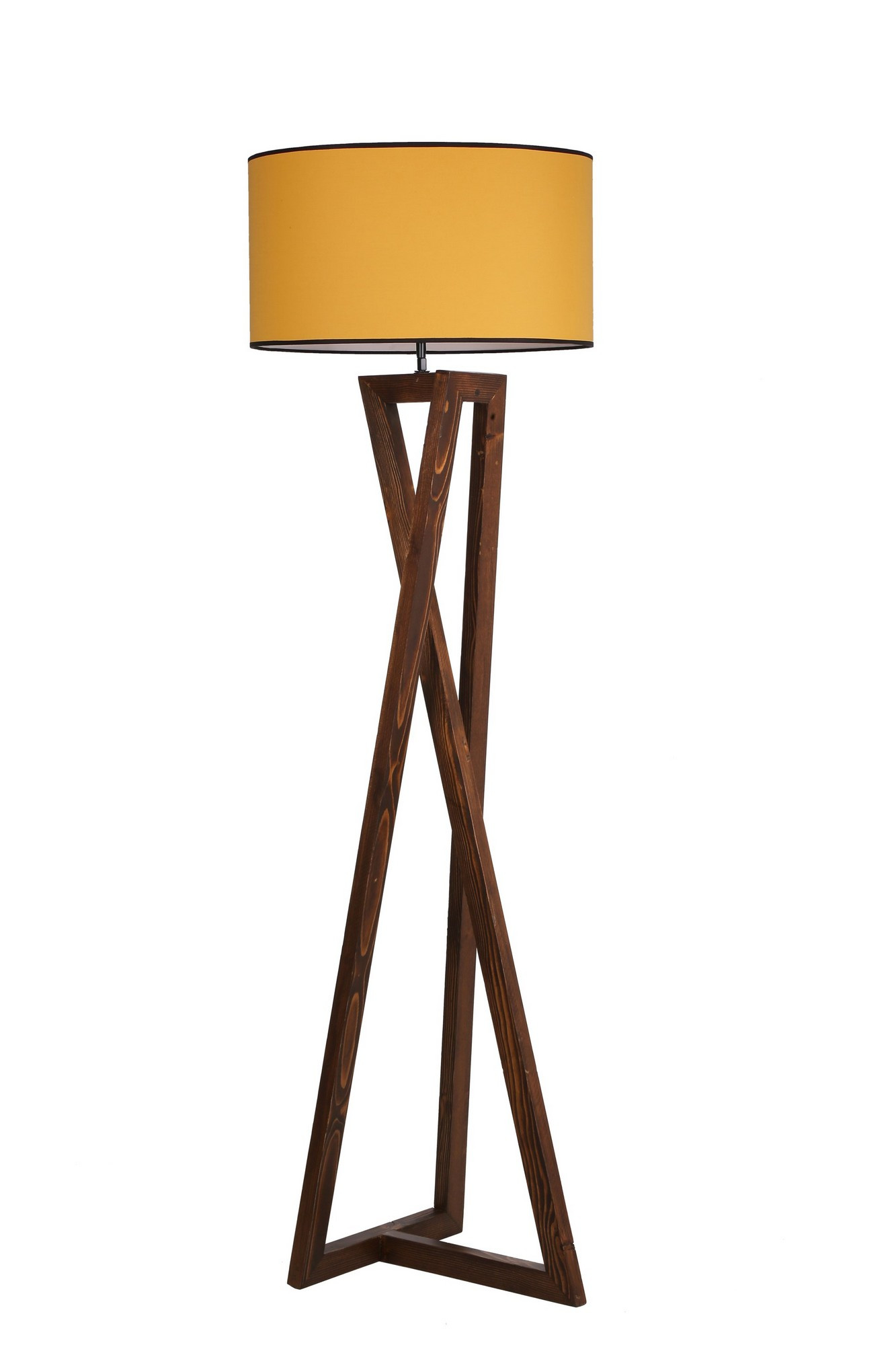 ASIR Stojací lampa MACKA ořech hořčice - Obrázek 2