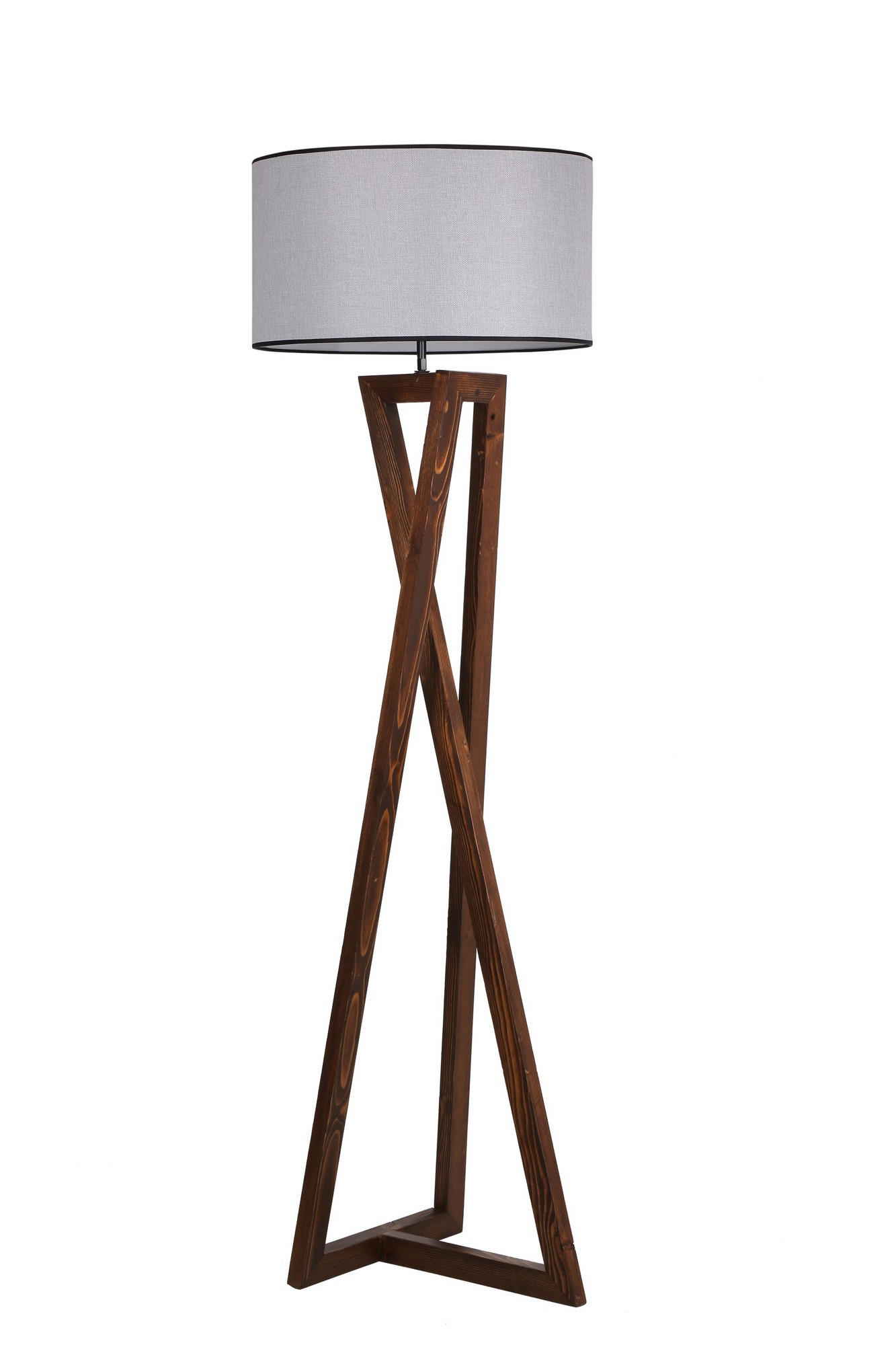 ASIR Stojací lampa MACKA ořech šedá - Obrázek 2