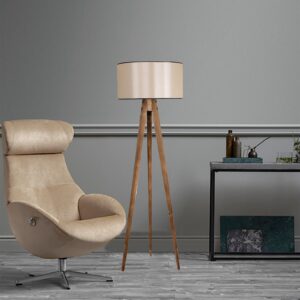 ASIR Stojací lampa TRIPOD hnědá