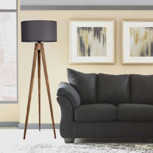 ASIR Stojací lampa TRIPOD hnědá šedá
