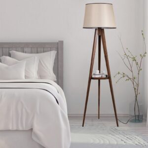 ASIR Stojací lampa TRIPOD ořech