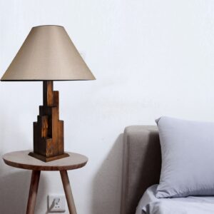 ASIR Stolní lampa LAMBASI ořech