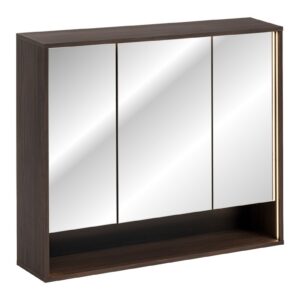 Comad Závěsná LED zrcadlová skříňka Dorothy 84-100-3D dub ristretto